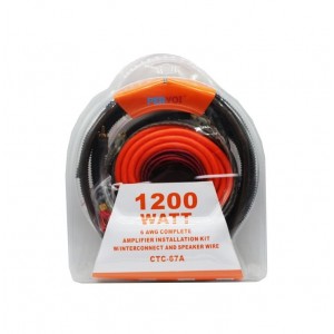 PERVOI σετ καλωδίων ενισχυτή αυτοκινήτου 1200W CTC67A 