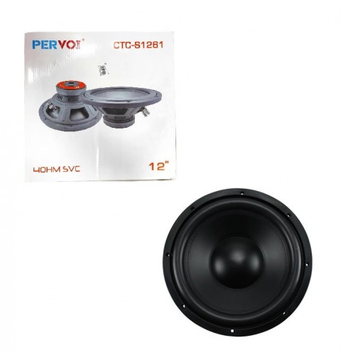 PerVoi Subwoofer Αυτοκινήτου 12″ 1500W CTC-S1261