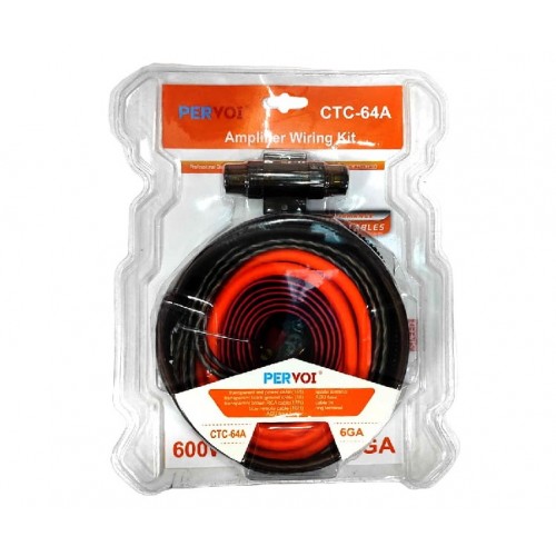 PerVoi Σετ Καλωδίων Ενισχυτή Αυτοκινήτου έως 600W CTC-64A PerVoi Σετ Καλωδίων Ενισχυτή Αυτοκινήτου έως 600W CTC-64A