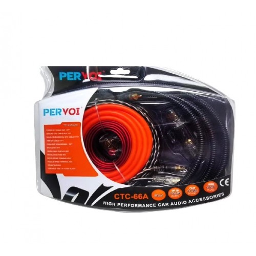 PerVoi Σετ Καλωδίων Ενισχυτή Αυτοκινήτου έως 1000W CTC-66A PerVoi Σετ Καλωδίων Ενισχυτή Αυτοκινήτου έως 1000W CTC-66A
