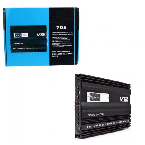 Ενισχυτής αυτοκινήτου 4 καναλιών WDK-V705