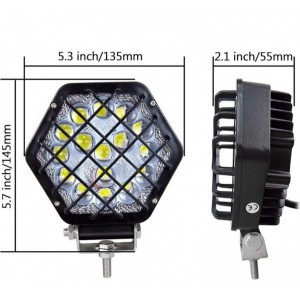 ΠΡΟΒΟΛΕΑΣ ΕΡΓΑΣΙΑΣ LED 27W ΜΕ ΔΙΧΤΥ ΠΡΟΣΤΑΣΙΑΣ KX-03216