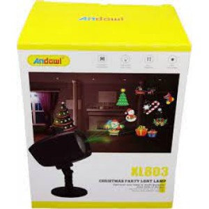 CHRISTMAS LAIZER ANDOWL PARTY LIGHT LAMP XL803