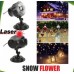 Snow Flower Νυχτερινός Χριστουγεννιάτικος Φωτισμός Laser RGB