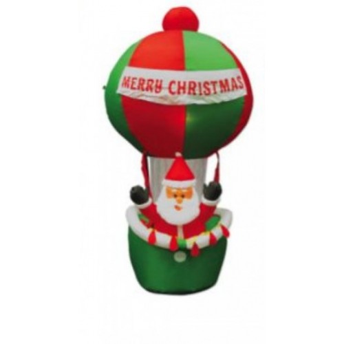 Αλεξίπτωτο Άη Βασίλης φουσκωτό ζεστού αέρα κρεμαστό