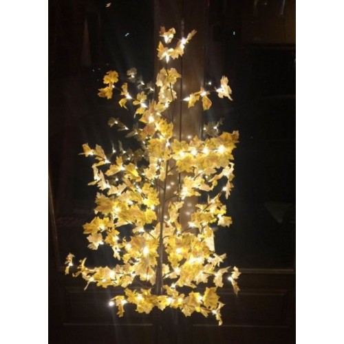 Διακοσμητικό Φθινοπωρινό Φωτιζόμενο LED Χριστουγεννιάτικο Δέντρο 1.20μ.