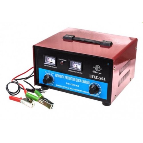 HYKC-50A Φορτιστής μπαταριών 50ΑΗ 6V - 24V 
