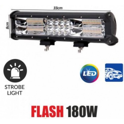 LED φλας νέας γενιάς 180W-12V-24V DC 14400lm Αδιάβροχη IP67