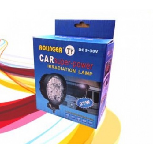 ROLINGER VOL-S3027 Προβολέας αυτοκινήτου 27W ROLINGER VOL-S3027 Προβολέας αυτοκινήτου 27W