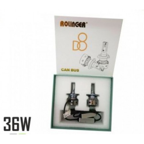 H1 FULL CANBUS ΧΕΝΟΝ ΑΥΤΟΚΙΝΗΤΟΥ ROLINGER KIT LED 9600LM