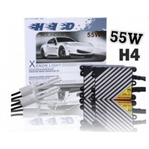 ROLINGER XENON 55WATT H4-3 ΠΛΗΡΕΣ KIT H.I.D. 6000K