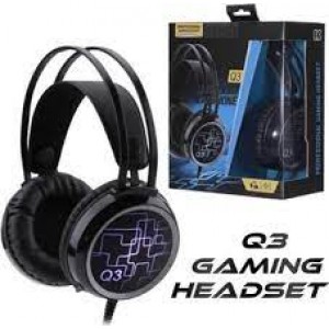 YORO Q3 Ακουστικά Eπαγγελματικά φως LED για φορητό υπολογιστή Tablet-PS4-Xbox