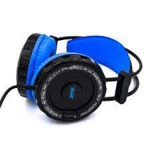 Gaming Headset Φ40mm LED  PC-Laptop Andowl Q7 Μαύρο-Μπλε