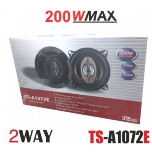 TS-A1072E Ηχεία 4" αυτοκινήτου 200W πόρτας