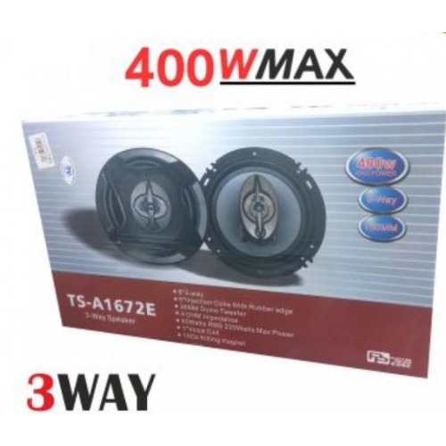 TS-A1672E 6,5" Ηχοσύστημα αυτοκινήτου HiWi 400W 3way