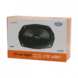 ΗΧΕΙΟ ΑΥΤΟΚΙΝΗΤΟΥ PP CONE 800W/400RMS ΟΒΑΛ 16X23mm