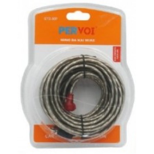 RCA Καλώδιο 5m Διπλή θωράκιση από ίσιο σε γωνιακό