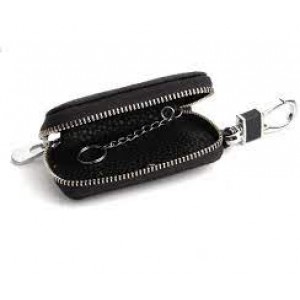 Μπρελόκ-Δερμάτινη θήκη με λογότυπο 9x5x2.5