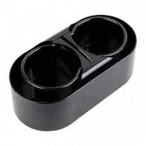 DOUBLE BLACK Βάση με διπλή ποτηροθήκη για το αυτοκίνητο 