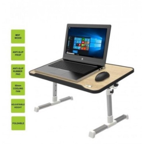 ASKYL STAND Τραπέζι φορητού υπολογιστή με ανεμιστήρα ψύξης