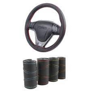 Κάλυμμα Τιμονιού Δερματίνη Ραφτό Σε Διάφορα Χρώματα [Air Free]