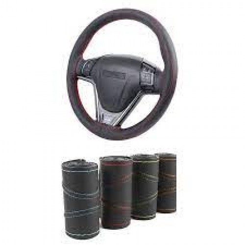 Κάλυμμα Τιμονιού Δερματίνη Ραφτό Σε Διάφορα Χρώματα [Air Free]