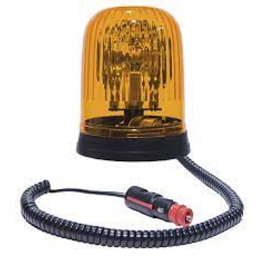 Φάρος 60LED φλας Κίτρινος περιστρεφόμενος μαγνητικό στήριγμα 15W