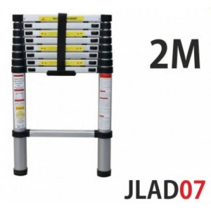  JLAD07 Τηλεσκοπική σκάλα αλουμινίου - 2m