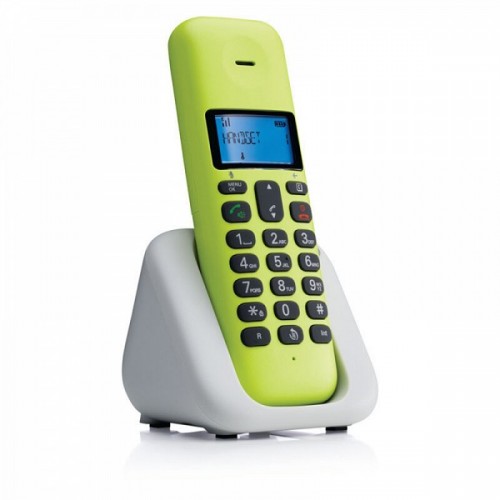 MOTOROLA T301 (GR) LIME LEMON ΑΣΥΡΜΑΤΟ ΤΗΛΕΦΩΝΟ DECT