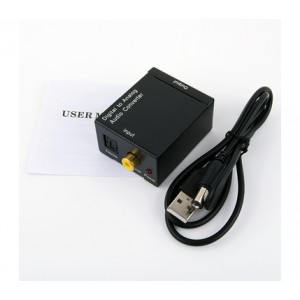 Μετατροπέας ψηφιακού ήχου Toslink σε αναλογικό RCA