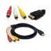Καλώδιο ήχου/βίντεο HDMI Αρσενικό σε 3 RCA - 1,5 m