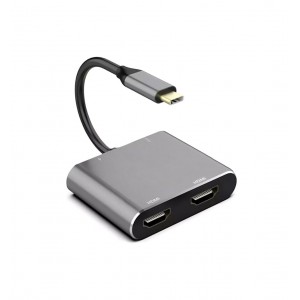 Αντάπτορας USB Type-C σε dual HDMI 4K ULTRA HD Q-HD400