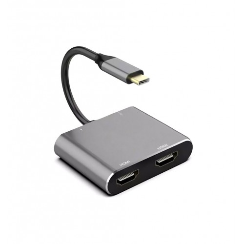 Αντάπτορας USB Type-C σε dual HDMI 4K ULTRA HD Q-HD400