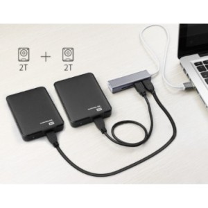 ONTEN USB 3.0 TO 3-PORT HUB WITH SD/TF CARD READER