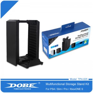 Games Tower Stand Dobe & Twin Charging Docking Station Βάση Φορτιστής – PS4 Console / X-ONE S
