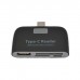 Kitbon USB 3.1 Type-C, USB SD(HC), Micro SD(HC) TF Card Reader Adapter