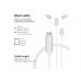 Προσαρμογέας 3 in 1 Mirascreen HDMI 1080P HDTV Cable, 2m Type-C - Micro USB / Lightning