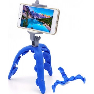 Universal EZRA ST05 Εύκαμπτο Τρίποδο "Χταπόδι" με Βεντούζες - Μπλε