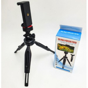 Τρίποδο τρίποδο για τηλέφωνο ή κάμερα selfie Mini Multi Function Tripod Black
