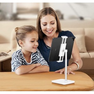 Universal ρυθμιζόμενη βάση tablet L-320 Desk Μαύρη-Λευκή