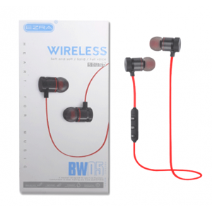 Ασύρματα Ακουστικά Bluetooth Handsfree Ezra Bw05 Κόκκινα