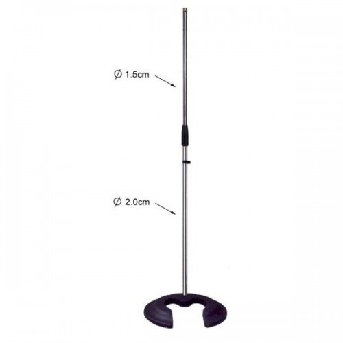 Βάση Στιβαρή Μικροφώνου στρόγγυλη με κενό KYM-104