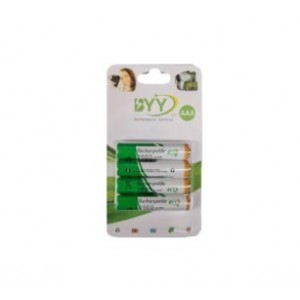 Μπαταρίες Επαναφορτιζόμενες Aaa 4τμχ 1600mah Byy Lr3 1.2v