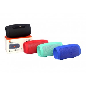 Charge Mini E3 Bluetooth Ασύρματο φορητό στερεοφωνικό ηχείο Κόκκινο-Μπλε