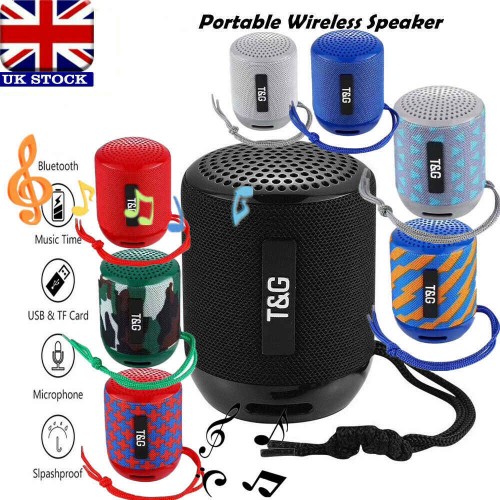TG-129 Ηχείο Bluetooth 5W με Ραδιόφωνο 3 ώρες Λειτουργίας Χρωματιστά