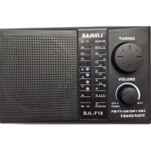 BJL-F18 Φορητό Ραδιόφωνο Ρεύματος / Μπαταρίας Μαύρο