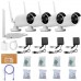 V380 Ασύρματο Πακέτο 4 κάμερας WiFi 1080P Αδιάβροχες Cloud