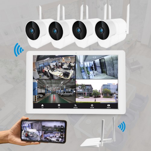 V380 Ασύρματο Πακέτο 4 κάμερας WiFi 1080P Αδιάβροχες Cloud