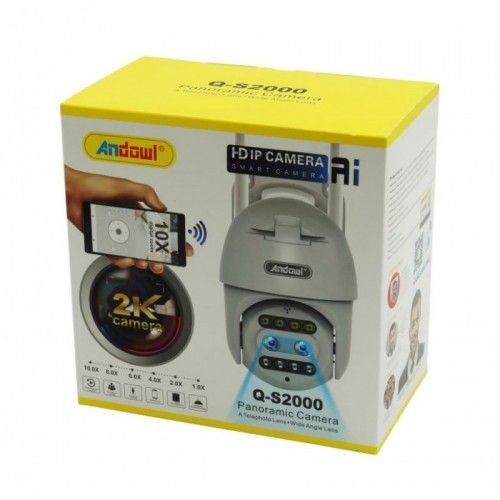 ΚΑΜΕΡΑ ΑΣΦΑΛΕΙΑΣ-ΠΑΡΑΚΟΛΟΥΘΗΣΗΣ 2K HD IP ANDOWL Q-S2000