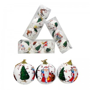 Σετ Χριστουγεννιάτικες Μπάλες 3τμχ